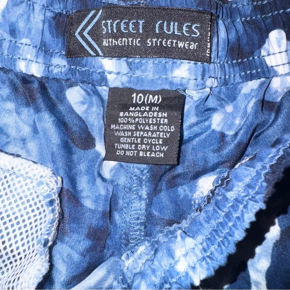 Street Rules Blue Ocean Board Shorts - Picture 3 of 4